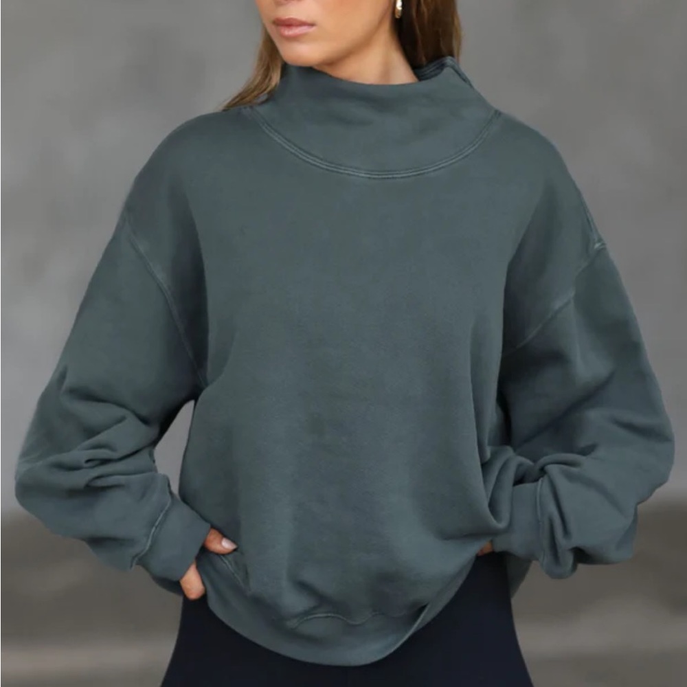 Joah Brown Evergreen Turtleneck Sweatshirt